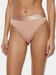 Guess Figi brazylijskie O6GE04 KE831 Różowy. Czerwone majtki damskie Guess, z bawełny. Za 89.99 zł.