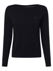 Tommy Hilfiger Sweter Kobiety niebieski, M. Niebieskie swetry nierozpinane damskie Tommy Hilfiger, m, bez wzorów, z dzianiny, eleganckie, bez kołnierzyka, bez ramiączek. Za 489.95 zł.
