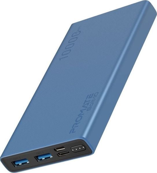 Powerbank Promate Bolt-10 10000mAh Niebieski. Niebieskie powerbanki Promate. Za 67.28 zł.