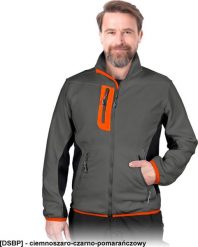 R.E.I.S. LH-FMN-P - Bluza polarowa - ciemnoszaro-czarno-pomarańczowy XL. Brązowe bluzy damskie R.E.I.S., s, bez wzorów, z polaru, bez ramiączek, bez kaptura. Za 114.83 zł.