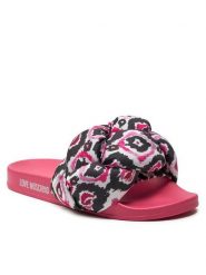 LOVE MOSCHINO Klapki JA28312G0IIW210B Kolorowy. Klapki damskie Love Moschino, bez wzorów, z materiału, bez obcasa, bez zapięcia. Za 619.99 zł.