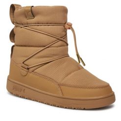 Śniegowce Puma. Brązowe śniegowce damskie Puma, bez zapięcia. Za 389.99 zł.