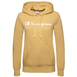 Bluza sportowa damska Champion Legacy. Żółte bluzy damskie Champion, na zimę, s, bez wzorów, sportowe, bez ramiączek, z kapturem. Za 248.00 zł.