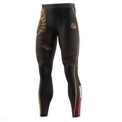 Legginsy sportowe męskie EXTREME HOBBY BUSHIDO. Czarne bielizna sportowa męska EXTREME HOBBY, m, bez wzorów, z elastanu. Za 229.00 zł.