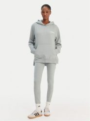 Adidas Komplet bluza i legginsy Leisure KB8448 Zielony Regular Fit. Zielone legginsy damskie Adidas, bez wzorów, z bawełny. Za 329.99 zł.