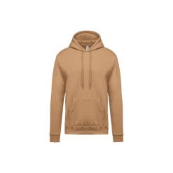 Bluza z kapturem Kariban. Brązowe bluzy sportowe męskie KARIBAN, m, bez wzorów, z kapturem. Za 168.50 zł.