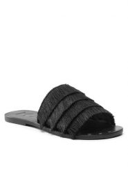 Manebi Klapki Leather Sandals S 2.5 Y0 Czarny. Czarne klapki damskie Manebi, bez wzorów, z materiału, bez obcasa, bez zapięcia. Za 519.99 zł.