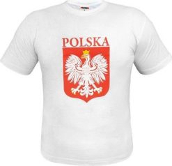 Koszulka z nadrukiem biała M. Białe bluzki damskie Arpex, m, bez wzorów, bez kołnierzyka, bez ramiączek. Za 38.11 zł.