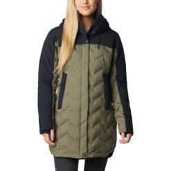 Płaszcz puchowy damski Columbia Mountain Croo III Mid Down. Zielone płaszcze damskie Columbia, m, bez wzorów, z puchu, bez kołnierzyka, bez kaptura. Za 1,129.99 zł.