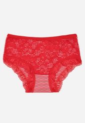Czerwone Bawełniane Majtki Figi z Koronką Wexne. Czerwone majtki damskie Born2be, z bawełny. Za 4.99 zł.