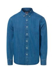 Levi's koszula dżinsowa Mężczyźni Regular Fit Bawełna niebieski, S. Niebieskie koszule męskie Levi's®, m, bez wzorów, z bawełny, eleganckie, bez kołnierzyka, bez ramiączek. Za 379.95 zł.