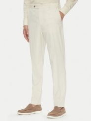 BOSS Chinosy C-Perin 50544005 Écru Relaxed Fit. Eleganckie spodnie męskie Boss, bez wzorów, z syntetyku. Za 539.99 zł.