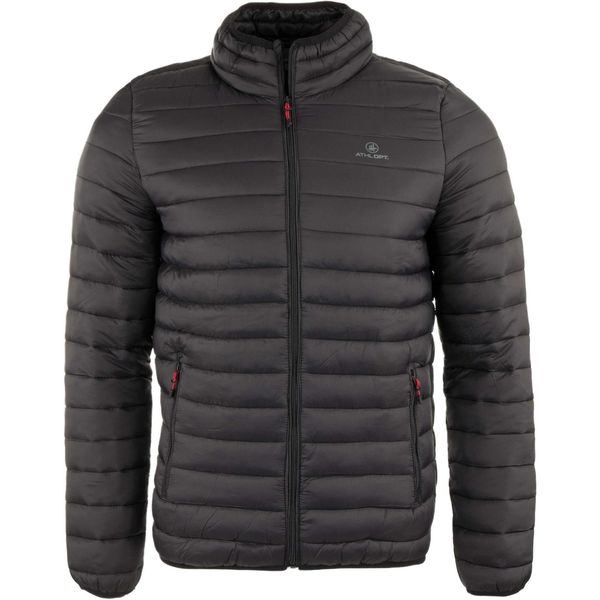 Męska kurtka ATHL. Wydział Pacino Black - Windproof & Sporty. Czarne kurtki męskie ZONE PERFECT, na zimę, m, bez wzorów, eleganckie, bez kaptura. Za 239.99 zł.