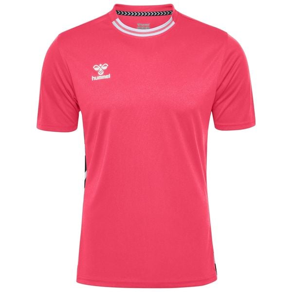 Koszulka Hummel Playful. Czerwone bluzki damskie Hummel, bez wzorów, sportowe, bez kołnierzyka, bez ramiączek. Za 137.00 zł.