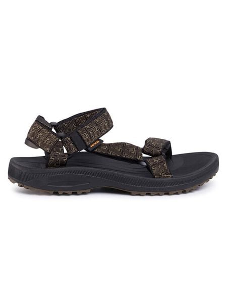 Teva Sandały Winsted 1017419 Czarny. Czarne sandały męskie Teva, bez wzorów, z materiału, bez zapięcia. Za 234.99 zł.