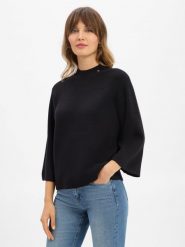 JOOP! sweter z dzianiny z zawartością kaszmiru - Kubra Kobiety Kaszmir czarny, 42. Czarne swetry nierozpinane damskie JOOP!, bez wzorów, z dzianiny, eleganckie, bez kołnierzyka, bez ramiączek. Za 599.95 zł.