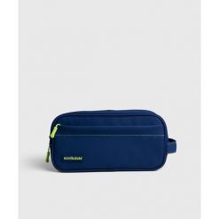Torba podróżna na akcesoria - granatowa. Niebieskie torby podróżne damskie NORDICDOTS, bez wzorów. Za 105.00 zł.