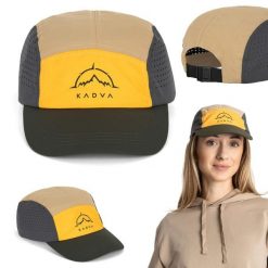 Czapka z daszkiem KADVA Hiker Cap. Niebieskie czapki damskie KADVA, bez wzorów, sportowe. Za 79.99 zł.
