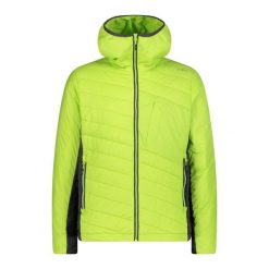 Kurtka hybrydowa męska CMP 32Z2947. Żółte kurtki sportowe męskie CMP, na zimę, m, bez wzorów, bez kaptura, narciarskie. Za 319.99 zł.