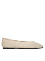 Calvin Klein Baleriny Square Ballerina Aop Mesh HW0HW02937 Écru. Balerinki damskie Calvin Klein, bez wzorów, z materiału, bez obcasa, bez zapięcia. Za 359.99 zł.