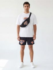 Saszetka NBA - szary. Szare saszetki i nerki męskie Sinsay, bez wzorów. Za 29.99 zł.