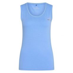 Damski tank top HV Polo Classic. Niebieskie topy damskie HV POLO, bez wzorów, eleganckie, bez kołnierzyka, bez ramiączek. Za 162.50 zł.