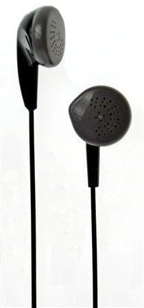 Maxell słuchawki przewodowe douszne Jack 3,5mm czarny EB-98. Czarne słuchawki douszne NoName. Za 19.94 zł.