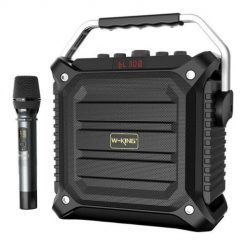 Głośnik bezprzewodowy Bluetooth W-KING K3H 100W (czarny). Czarne głośniki przenośne W-KING. Za 433.99 zł.