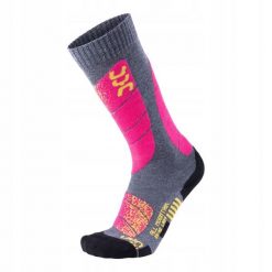 Skarpety narciarskie damskie UYN All Mountain Ski Socks. Brązowe skarpetki damskie UYN, bez wzorów. Za 89.00 zł.