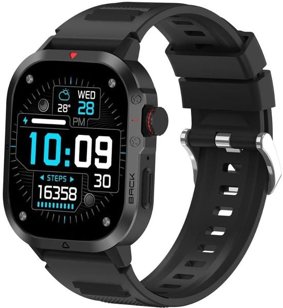 Smartwatch Denver SWC-195B Czarny. Czarne zegarki smartwatch Denver, bez wzorów. Za 137.30 zł.