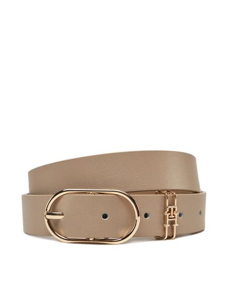 Tommy Hilfiger Pasek Damski Feminine 2.5 AW0AW17494 Écru. Paski damskie Tommy Hilfiger, bez wzorów, ze skóry. Za 139.99 zł.