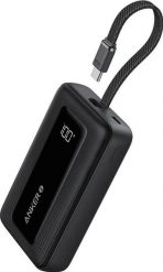 Anker 10K 30W USB-C czarny. Czarne powerbanki . Za 119.90 zł.