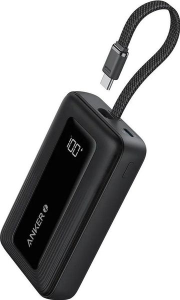 Anker 10K 30W USB-C czarny. Czarne powerbanki . Za 119.90 zł.