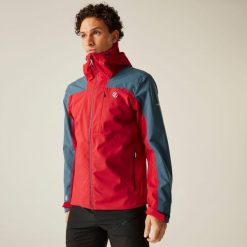 Diluent Dare 2B męska turystyczna kurtka przeciwdeszczowa. Brązowe kurtki męskie Dare 2B, l, bez wzorów, sportowe, bez kaptura. W wyprzedaży za 372.30 zł.