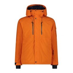 Kurtka męska narciarska męska CMP 34W3917. Brązowe kurtki sportowe męskie CMP, na zimę, m, bez wzorów, bez kaptura, narciarskie. Za 656.75 zł.