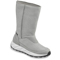 Buty zimowe damskie MEINDL Göteborg Lady GTX. Szare obuwie trekkingowe damskie MEINDL, bez zapięcia. Za 1,449.00 zł.