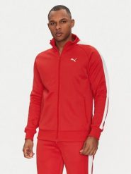 Puma Bluza T7 Always On 629587 Czerwony Regular Fit. Czerwone bluzy męskie Puma, l, bez wzorów, z bawełny, bez ramiączek, bez kaptura. Za 189.99 zł.