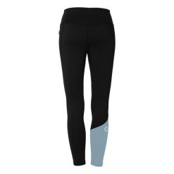 Legginsy Kempa. Czarne legginsy damskie Kempa, bez wzorów, z materiału. Za 196.95 zł.