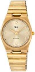 Zegarek damski QQ Q84B-007P CYRKONIE złoty. Żółte zegarki damskie Q&Q, złote. Za 209.00 zł.