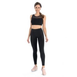 Legginsy na siłownię damskie Teyli Push Up. Czarne legginsy damskie Teyli, xl, bez wzorów, z bawełny, na fitness i siłownię. Za 99.95 zł.