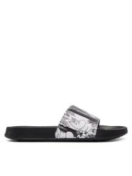 Moomin Klapki SS24-244MMN Czarny. Czarne klapki damskie Moomin, bez wzorów, ze skóry, bez obcasa, bez zapięcia. Za 69.99 zł.