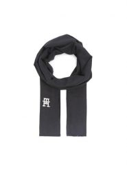 Tommy Hilfiger Szal Th Femmine Scarf AW0AW14927 Granatowy. Niebieskie rękawiczki damskie Tommy Hilfiger, bez wzorów, z materiału. Za 299.99 zł.
