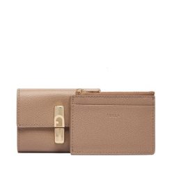 Portfel Furla. Brązowe portfele damskie Furla. Za 674.99 zł.