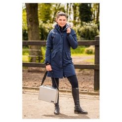 Wodoodporna parka dla kobiet Whis Coach. Niebieskie parki damskie WHIS, bez wzorów, bez kaptura. W wyprzedaży za 1,468.65 zł.