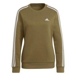 Bluza damska ADIDAS W 3S FL SWT XXS. Czerwone bluzy damskie Adidas, s, bez wzorów, z bawełny, eleganckie, bez ramiączek, bez kaptura. Za 179.00 zł.