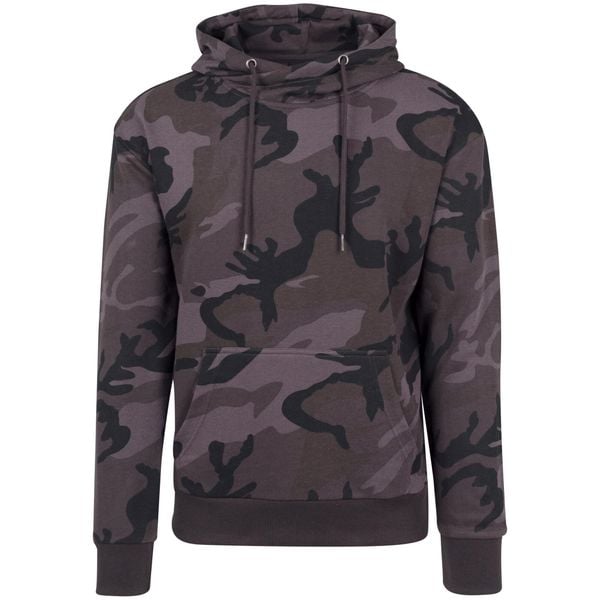 Bluza z kapturem Urban Classics Camo. Czarne bluzy męskie Urban Classics, m, bez wzorów, z kapturem. Za 244.50 zł.
