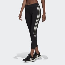 Legginsy damskie adidas Aeroready Designed to Move Cotton-Touch. Czarne legginsy damskie Adidas, bez wzorów, z bawełny. Za 189.70 zł.