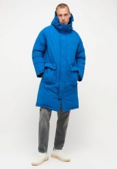 MUSTANG LONG PARKA MĘSKA KURTKA ZIMOWA CIEPŁA NA ZIME SNORKEL BLUE 1014472 5337. Niebieskie kurtki męskie Mustang, na zimę, l, bez wzorów, bez kaptura. Za 329.99 zł.
