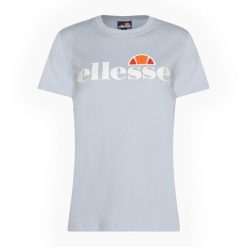 Koszulka damska Ellesse Albany. Niebieskie bluzki damskie Ellesse, xs, bez wzorów, casualowe, bez kołnierzyka, bez ramiączek. Za 84.99 zł.