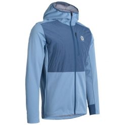 Kurtka narciarska z kapturem Daehlie Sportswear Power. Niebieskie kurtki sportowe męskie DAEHLIE, l, bez wzorów, z elastanu, z kapturem, narciarskie. Za 748.00 zł.